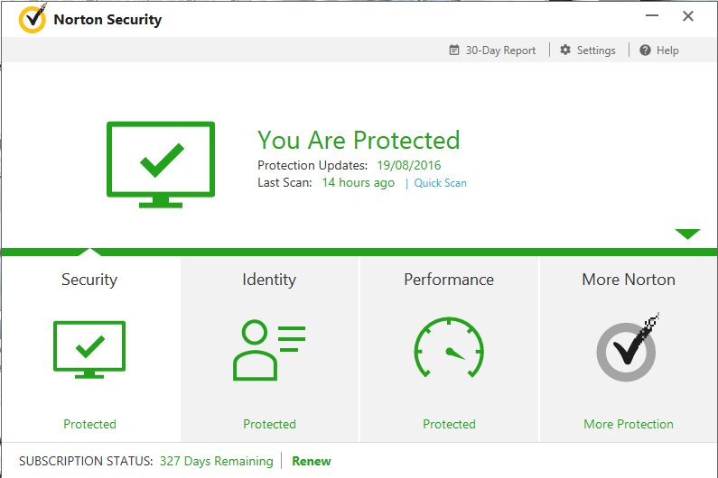 Norton Security and antivirus software for windows 10